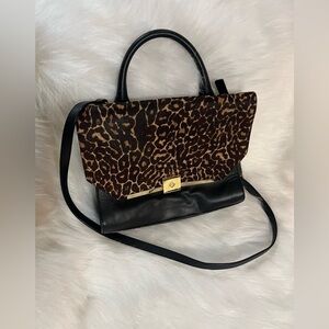 Antonio Melani Animal Print Leather Hsndbag
